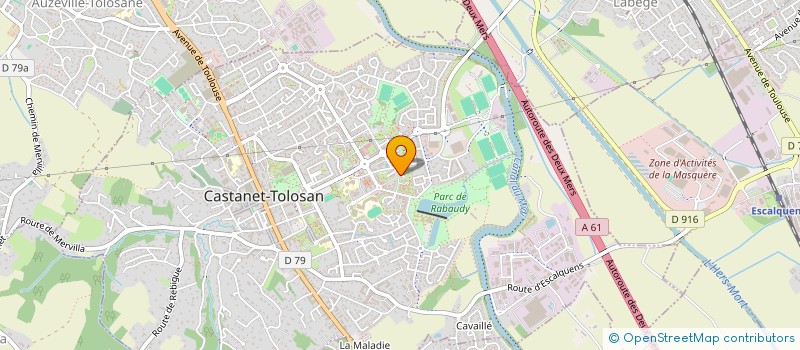 localisation de l'entreprise MADAME FRANCOISE VERGE à CASTANET-TOLOSAN