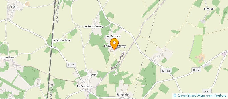 localisation de l'entreprise MADAME FRANCOISE VERSCHUUR  VALENCE-EN-POITOU