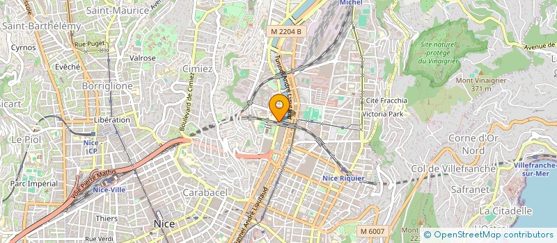 localisation de l'entreprise MADAME FRANCOISE VEYRAT à NICE