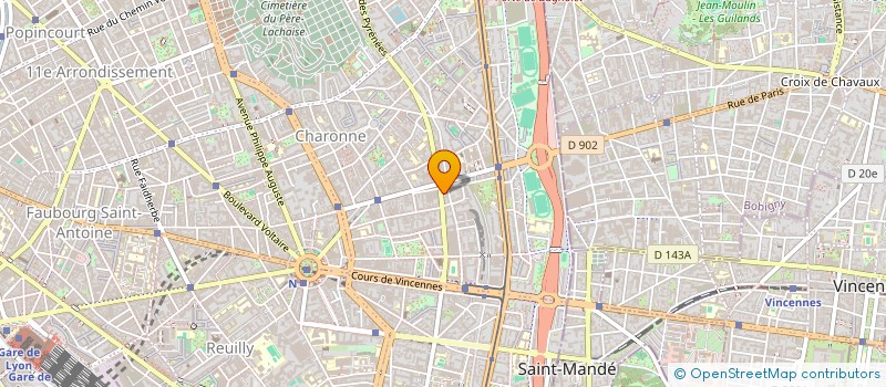localisation de l'entreprise MADAME FRANCOISE VIAL à PARIS