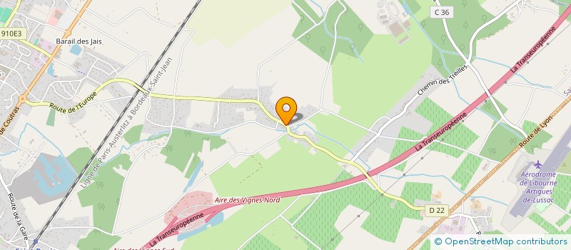 localisation de l'entreprise MADAME FRANCOISE VIAUD  SAINT-DENIS-DE-PILE