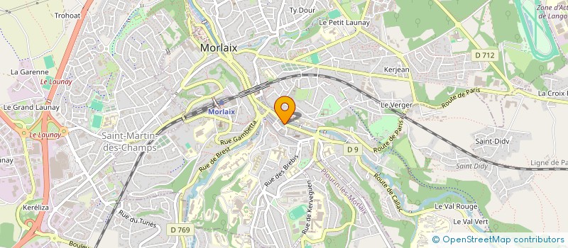 localisation de l'entreprise MADAME FRANCOISE VIDAL à MORLAIX