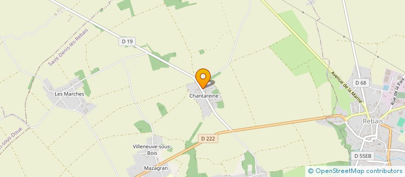 localisation de l'entreprise MADAME FRANCOISE VIDAL  SAINT-DENIS-LES-REBAIS