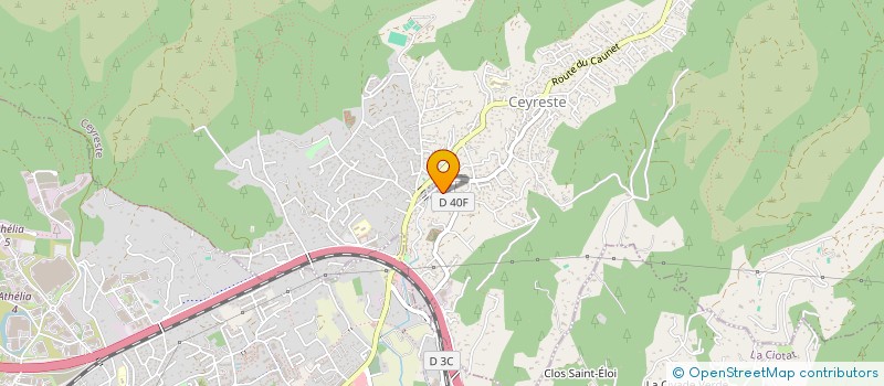 localisation de l'entreprise MADAME FRANCOISE VIDAL à CEYRESTE