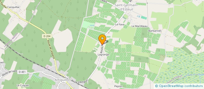 localisation de l'entreprise MADAME FRANCOISE VIDEAU  SAINT-GERMAIN-D'ESTEUIL