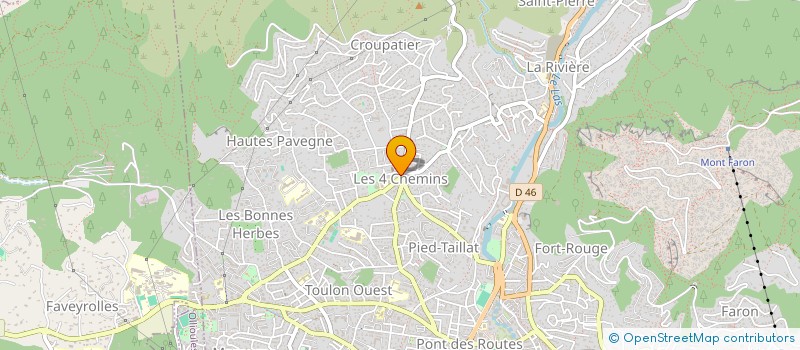 localisation de l'entreprise MADAME FRANCOISE VIEU à TOULON