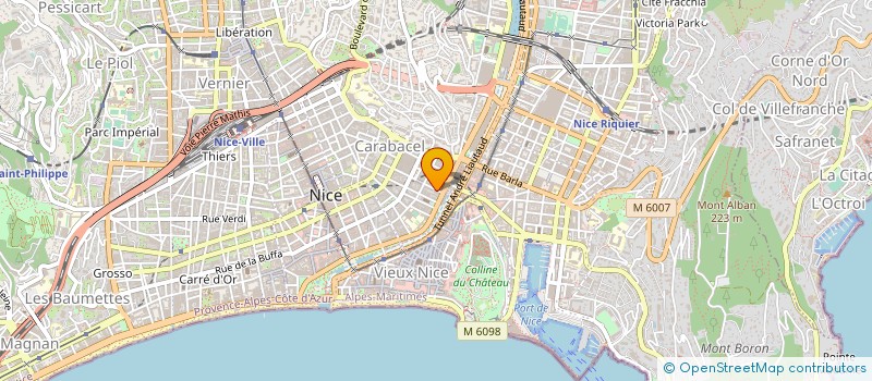 localisation de l'entreprise MADAME FRANCOISE VIGNA à NICE