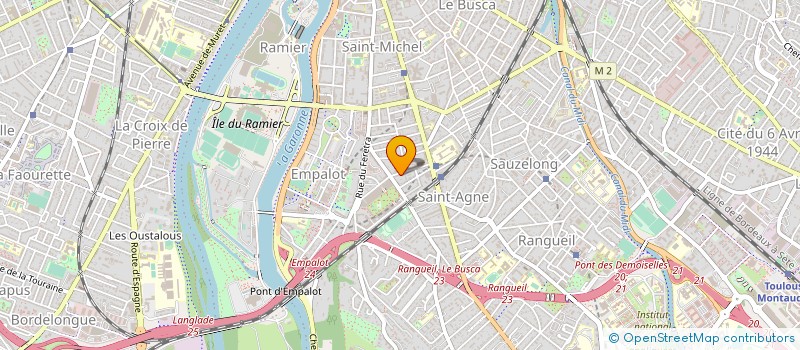 localisation de l'entreprise MADAME FRANCOISE VIGNEAU à TOULOUSE