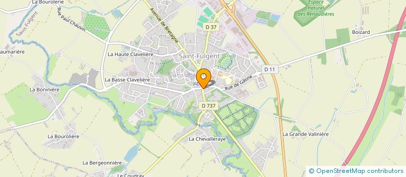 localisation de l'entreprise MADAME FRANCOISE VILAIN  SAINT-FULGENT