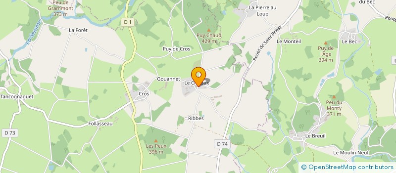 localisation de l'entreprise MADAME FRANCOISE VILLEDIEU  FURSAC