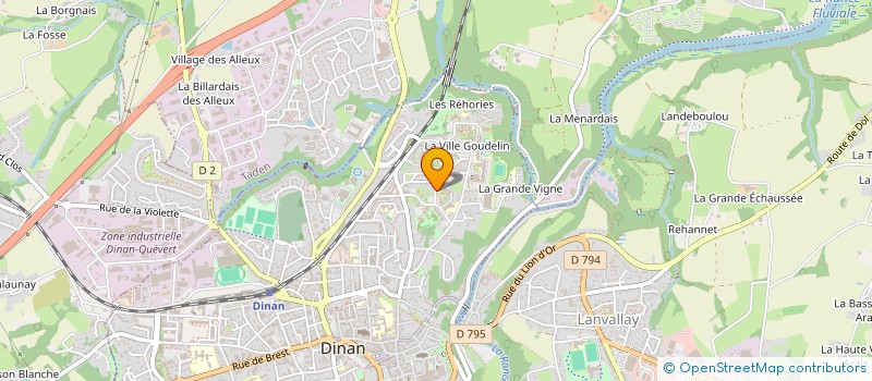 localisation de l'entreprise MADAME FRANCOISE VILLEMONT  DINAN