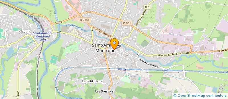 localisation de l'entreprise MADAME FRANCOISE VILPOUX  ORVAL