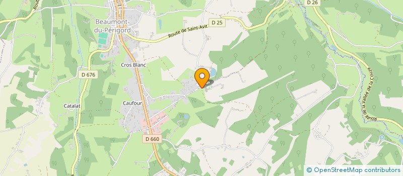 localisation de l'entreprise MADAME FRANCOISE VITRAC  BEAUMONTOIS EN PERIGORD