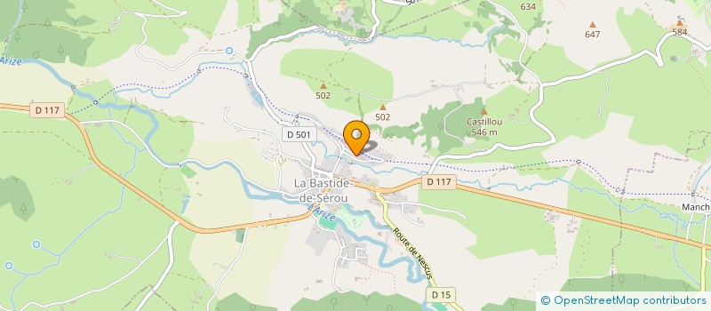 localisation de l'entreprise MADAME FRANCOISE VITTE à LA BASTIDE-DE-SEROU