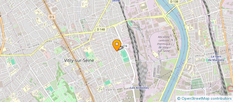 localisation de l'entreprise MADAME FRANCOISE VIVIER à VITRY-SUR-SEINE