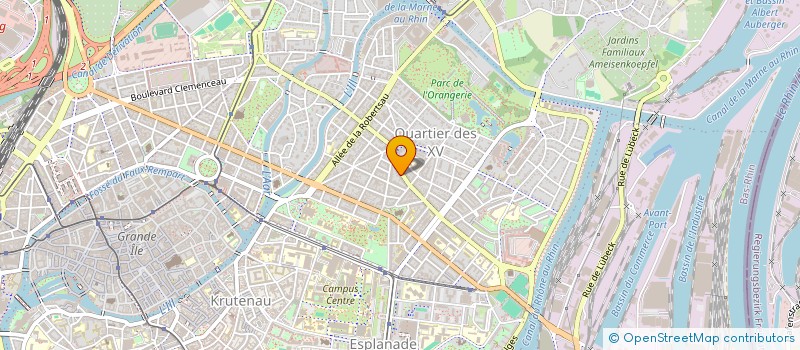 localisation de l'entreprise MADAME FRANCOISE VOEGELE à STRASBOURG