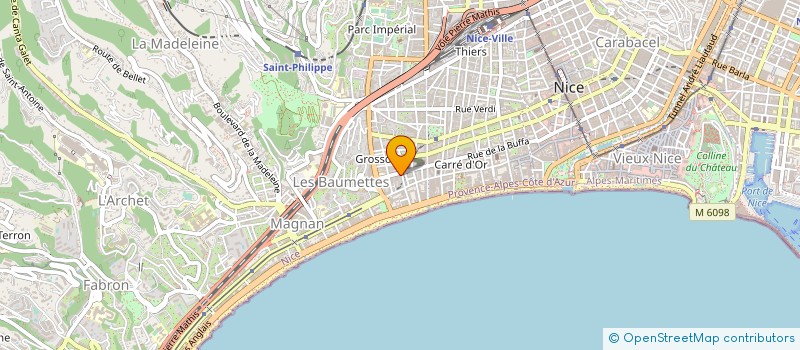 localisation de l'entreprise MADAME FRANCOISE VOIRIN à NICE