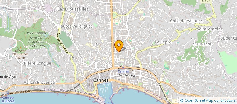localisation de l'entreprise MADAME FRANCOISE WAINTROP à CANNES