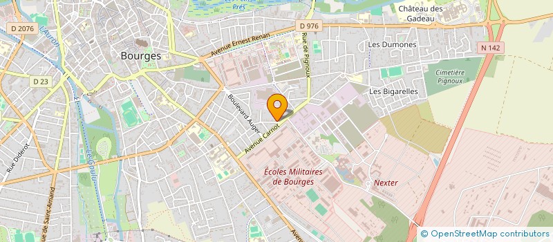 localisation de l'entreprise MADAME FRANCOISE WARIN à BOURGES
