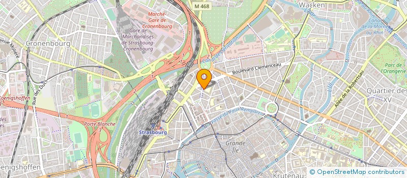 localisation de l'entreprise MADAME FRANCOISE WEINREBER à STRASBOURG