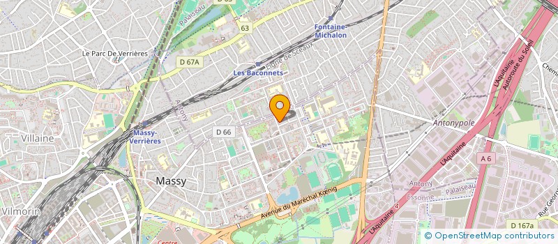 localisation de l'entreprise MADAME FRANCOISE YHOEL à MASSY
