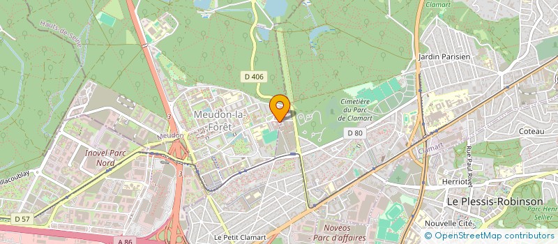 localisation de l'entreprise MADAME FRANCOISE YOUEGO  MEUDON