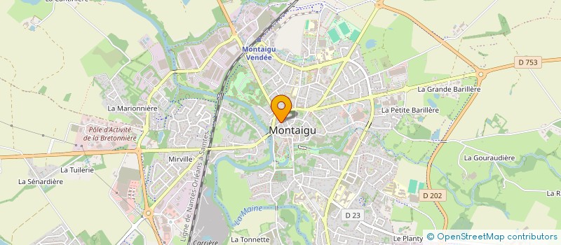 localisation de l'entreprise MADAME FRANCOISE YVERNOGEAU à MONTAIGU-VENDEE