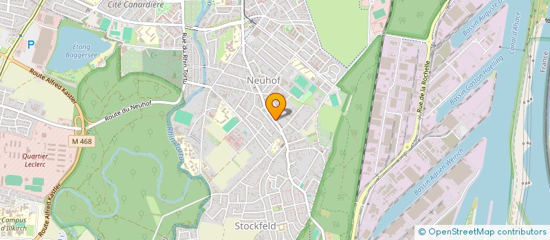 localisation de l'entreprise MADAME FRANCOISE ZAMIATI STAMBULI à STRASBOURG