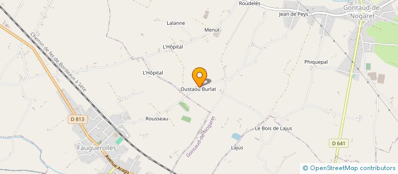 localisation de l'entreprise MADAME FRANCOISE ZANOTTO  GONTAUD-DE-NOGARET