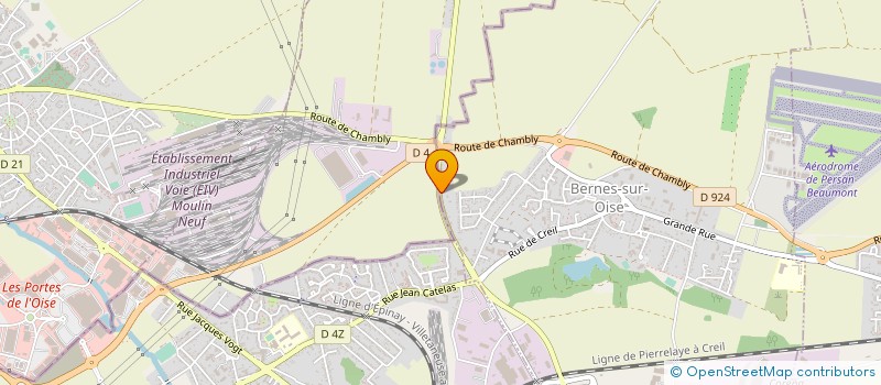 localisation de l'entreprise MADAME FRANCOISE ZAVA  BERNES-SUR-OISE