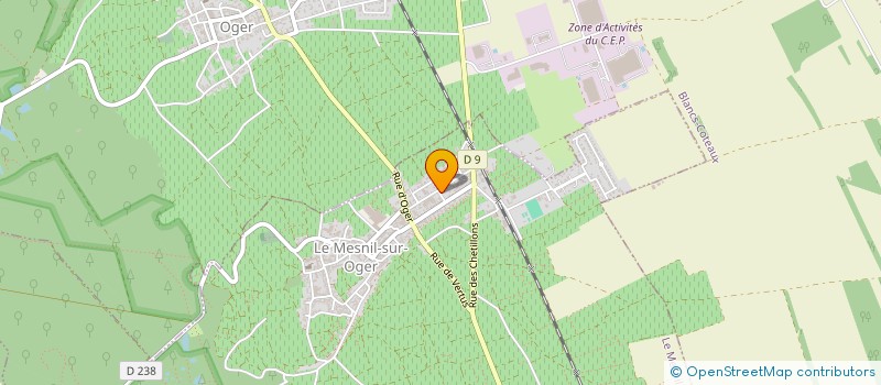 localisation de l'entreprise MADAME FRANCOISE ZIEMIANIN  LE MESNIL-SUR-OGER