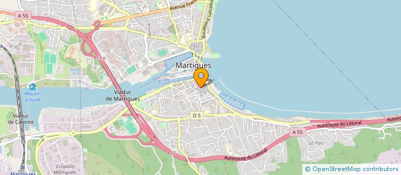 localisation de l'entreprise MADAME FRANNIE CENSE à MARTIGUES