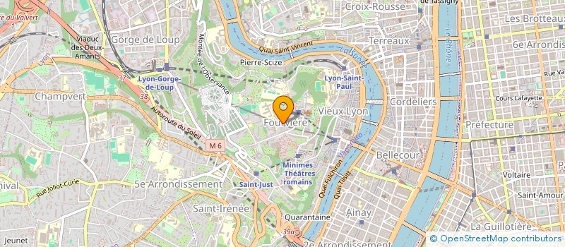 localisation de l'entreprise MADAME FRANOISE HILARION à LYON