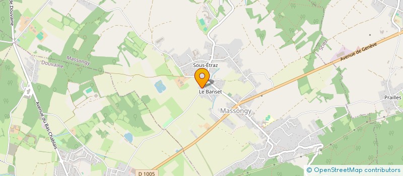 localisation de l'entreprise MADAME FRANSCESCA DE COULON  DOUVAINE