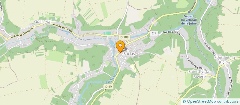 localisation de l'entreprise MADAME FRANSSENS SIMON  SACLAS