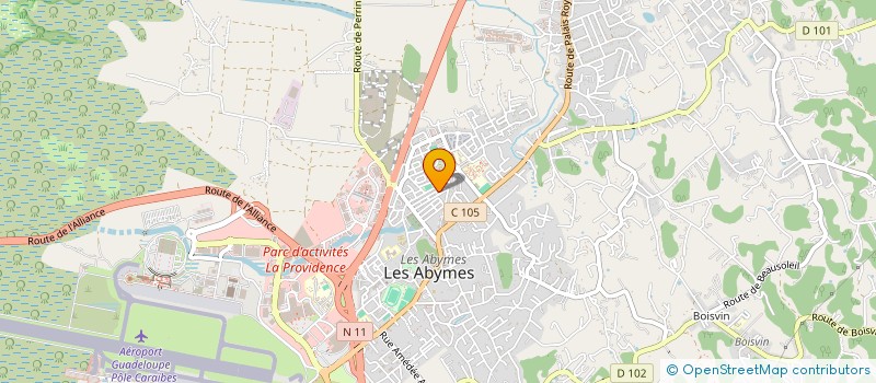 localisation de l'entreprise MADAME FRANTZ-CESSE MICHEL à LES ABYMES