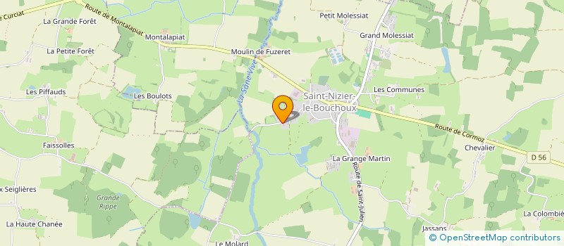 localisation de l'entreprise MADAME FREDDIE CHALON  SAINT-DIDIER-D'AUSSIAT