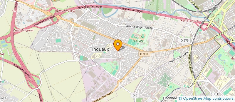 localisation de l'entreprise MADAME FREDERIC BONGRAIN  TINQUEUX