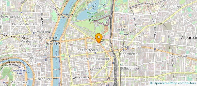 localisation de l'entreprise MADAME FREDERIC DEBIESSE  LYON