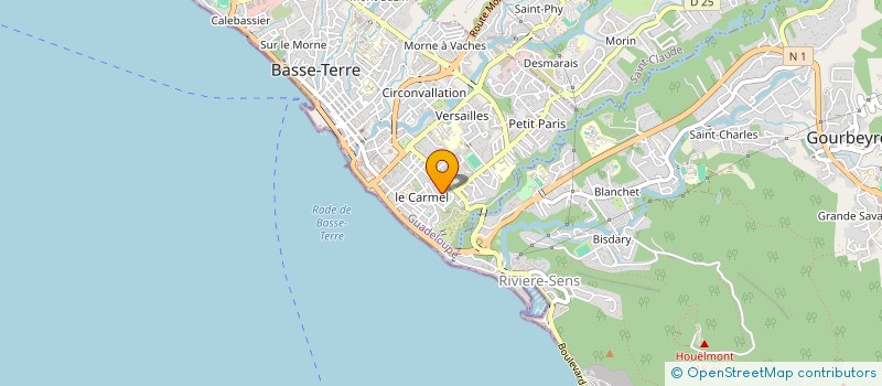 localisation de l'entreprise MADAME FREDERIC GILLOT à BASSE-TERRE