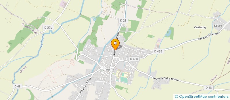 localisation de l'entreprise MADAME FREDERIC LUCHIN à LHERM