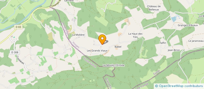 localisation de l'entreprise MADAME FREDERIC MATHIOT à LE VAL-D'AJOL