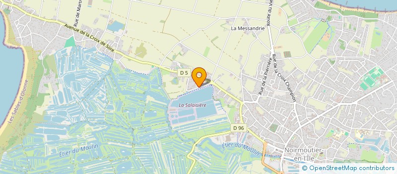 localisation de l'entreprise MADAME FREDERICK DESSAUDE  NOIRMOUTIER-EN-L'ILE