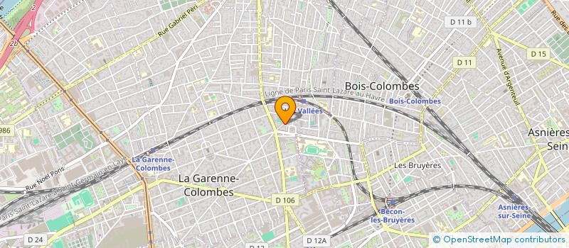 localisation de l'entreprise MADAME FREDERICK MIMBOUI ANTHONY à LA GARENNE-COLOMBES