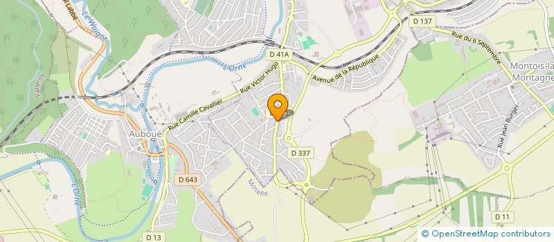 localisation de l'entreprise MADAME FREDERICKA CORNILLE  HOMECOURT