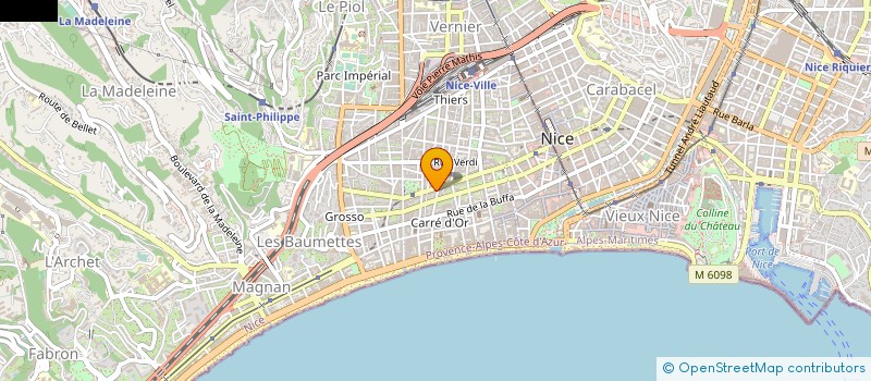 localisation de l'entreprise MADAME FREDERIKA CHIAMISA à NICE