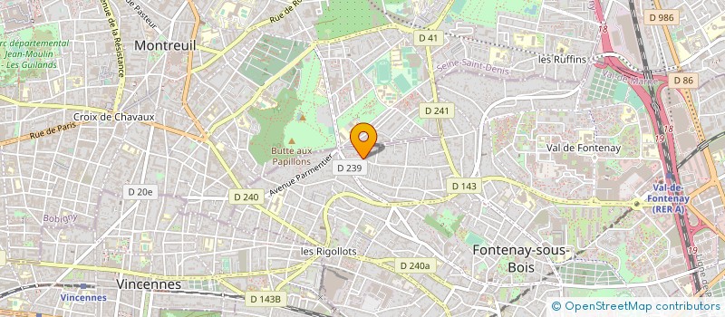 localisation de l'entreprise MADAME FREDERIKA SPINDLER à FONTENAY-SOUS-BOIS