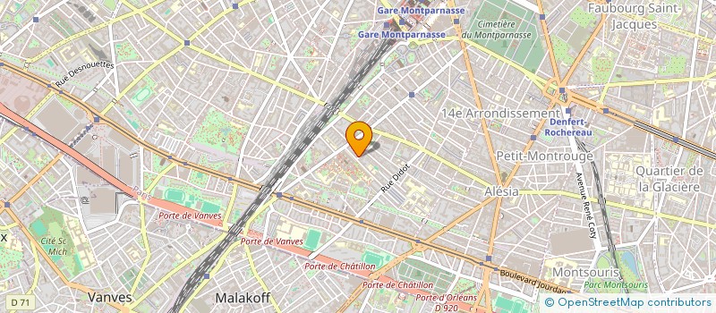 localisation de l'entreprise MADAME FREDERIQUE ABRAHAM  PARIS