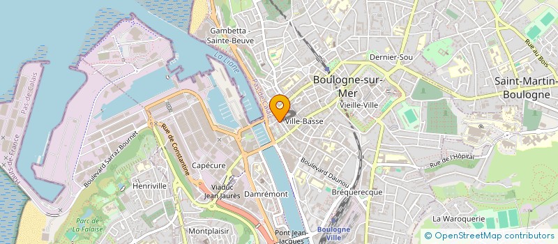 localisation de l'entreprise MADAME FREDERIQUE AGNERAY à BOULOGNE-SUR-MER