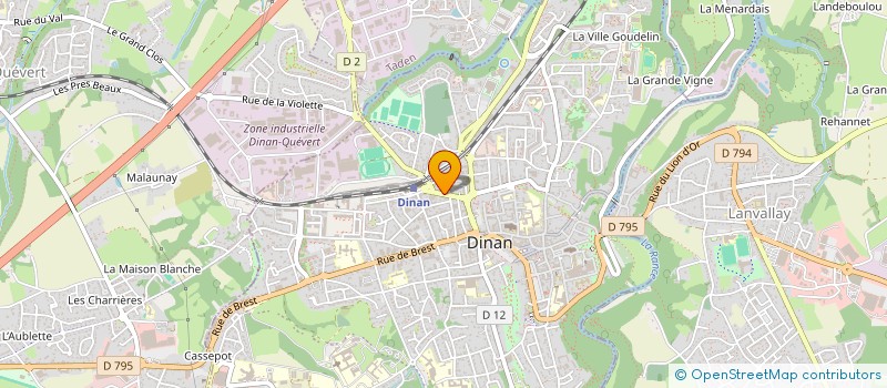 localisation de l'entreprise MADAME FREDERIQUE ALBERTSON à DINAN